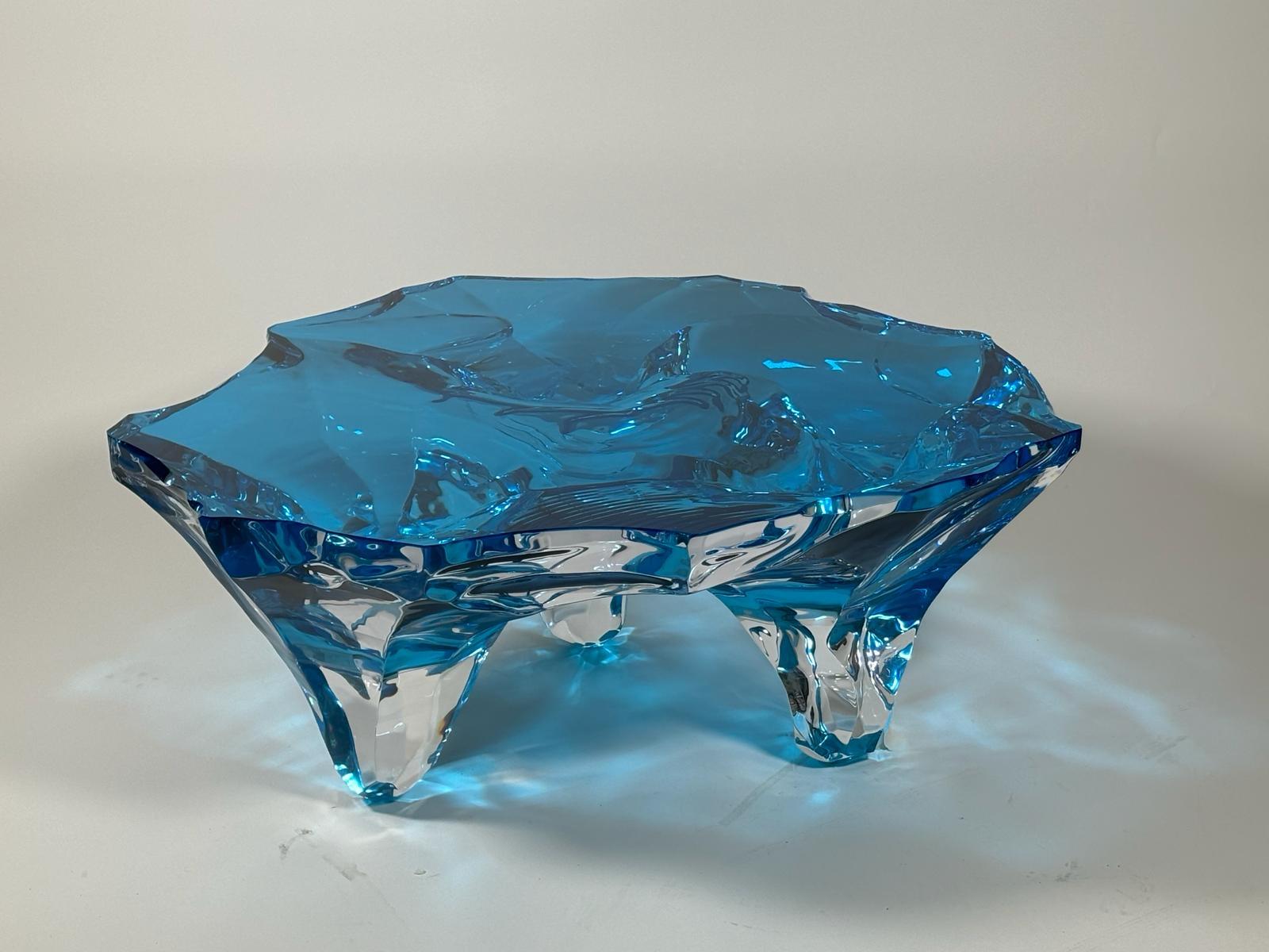 Coffee Table Glacialis Model by Marco Pettinari for Superego Editions, Italy For Sale 1