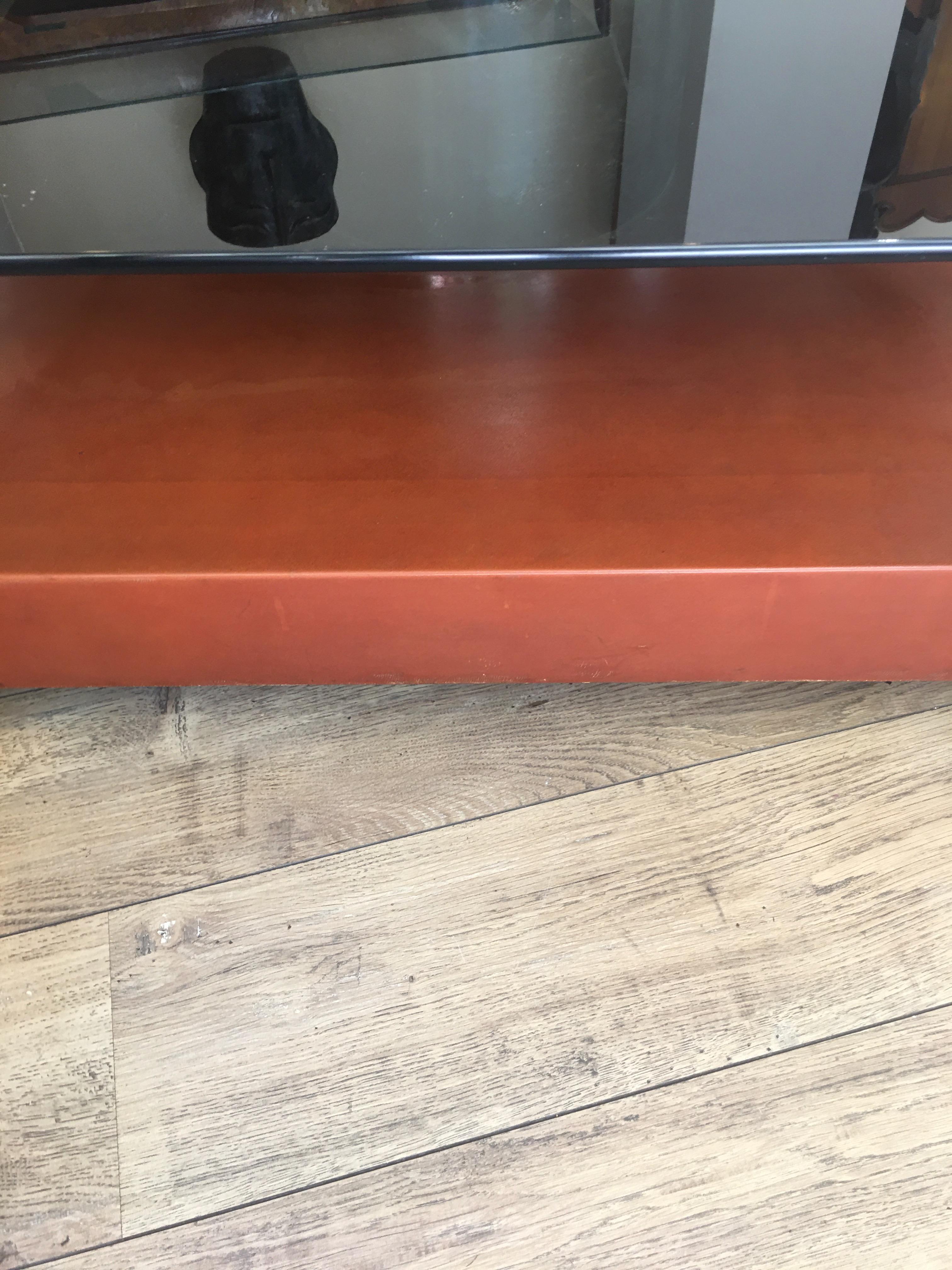 Coffee Table, Glass, Italy, 1970 In Fair Condition For Sale In Nice, FR