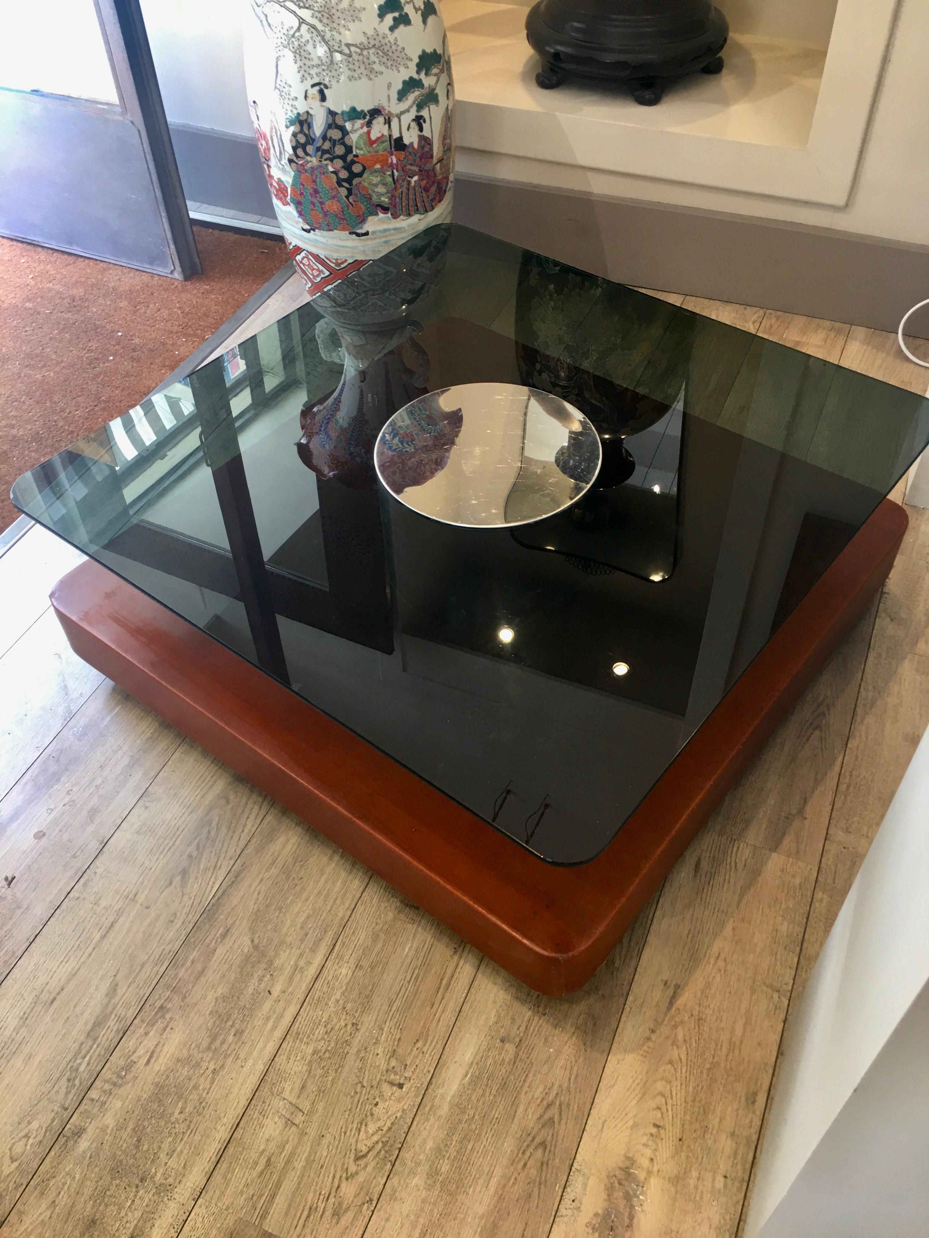 Art Glass Coffee Table, Glass, Italy, 1970 For Sale
