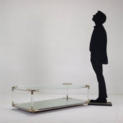 Coffee Table Glass Italy 1970s