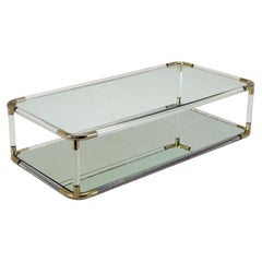 Coffee Table Glass Italy 1970s
