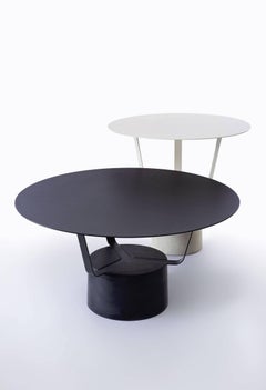 Coffee Table Gretel Outdoor in Anthracite Metal and Slate