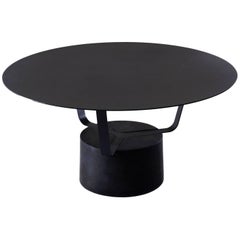 Coffee Table Gretel Outdoor in Anthracite Metal and Slate