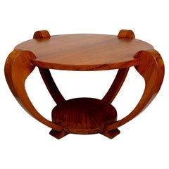 Coffee Table / Gueridon, Colonial Art Deco, In the Style of Michel Dufet, 1930's