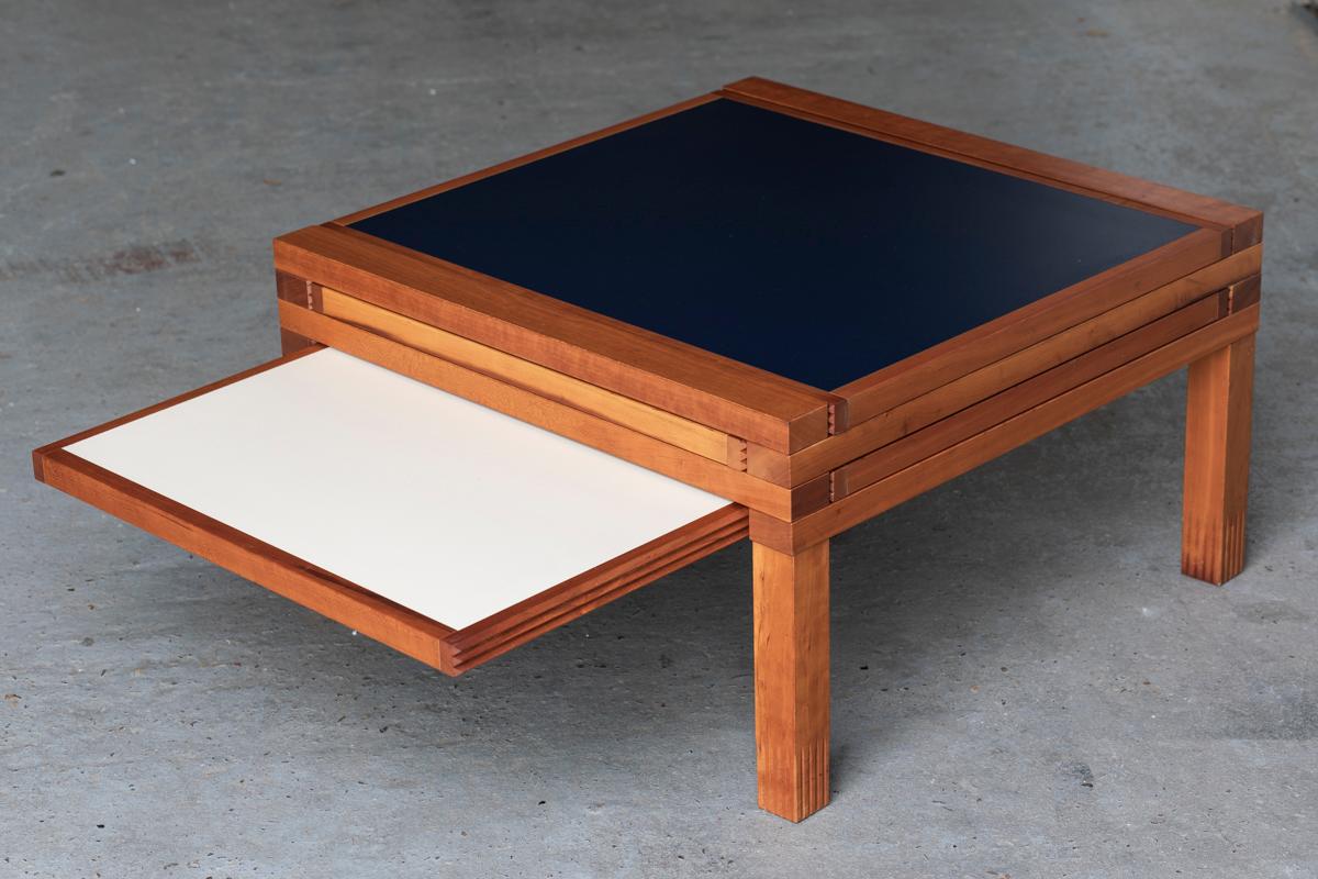 Table basse 'Hexa' par Bernard Vuarnesson pour Bellato, France, 1980's 7