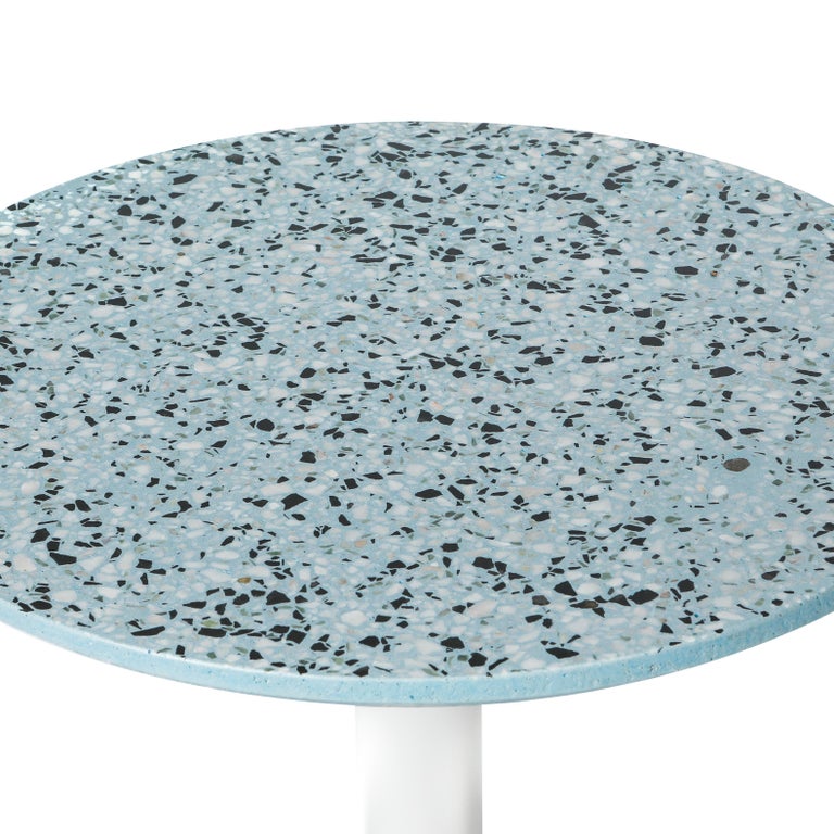 Coffee Table 'I' in Red Terrazzo For Sale 5