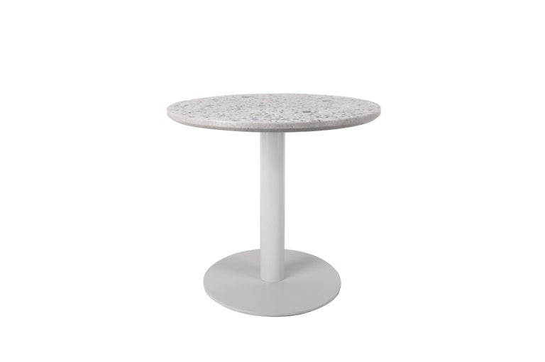 Contemporary Coffee Table 'I' in Red Terrazzo For Sale