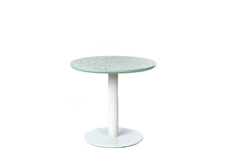 Coffee Table 'I' in Red Terrazzo For Sale 1
