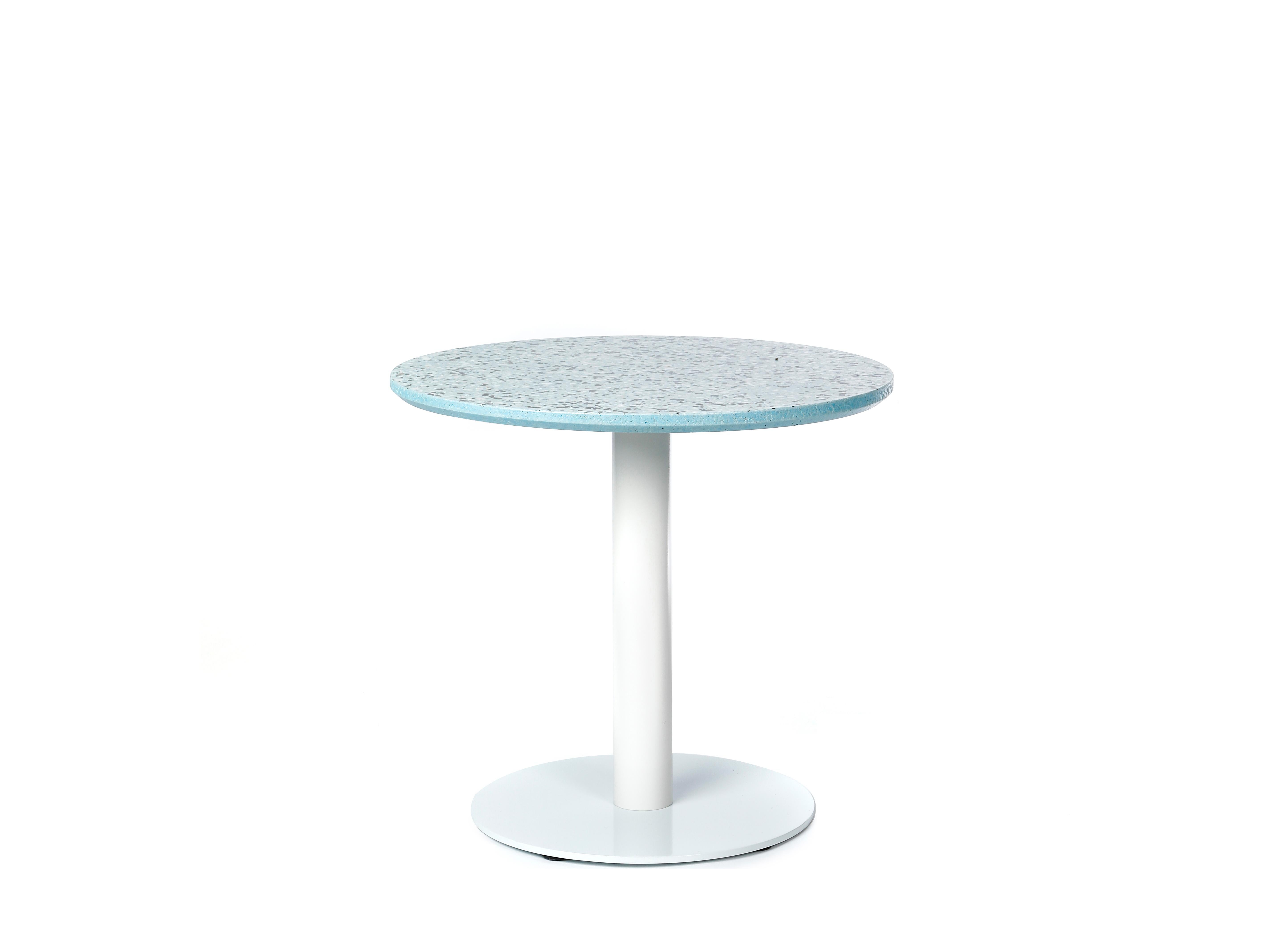 Coffee Table 'I' in White Terrazzo For Sale 5