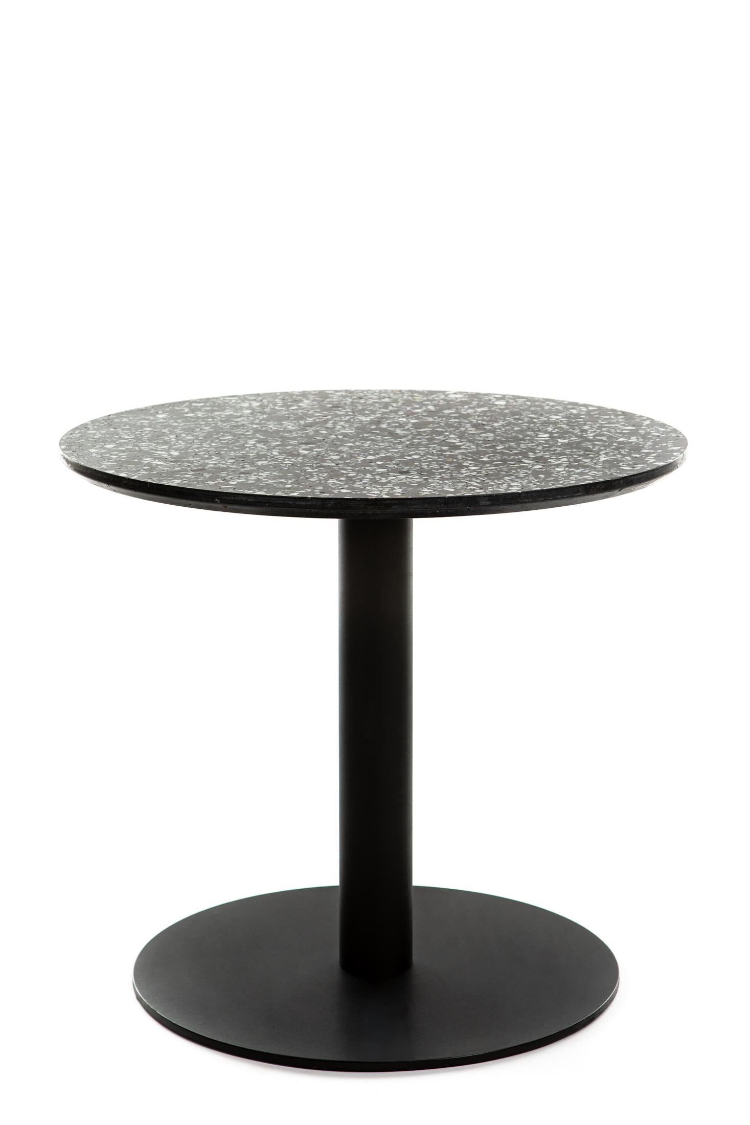 Coffee Table 'I' in White Terrazzo For Sale 6