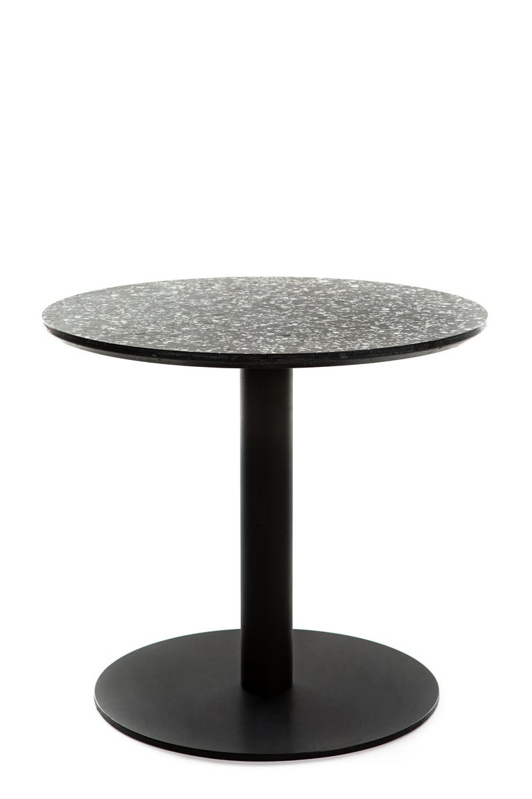 Coffee Table 'I' in White Terrazzo For Sale 7