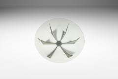 Coffee Table in Aluminum w/ Glass Top Attributed to Donald Drumm, USA, c. 1960's