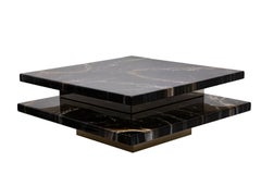 Coffee Table in Bakelite and Chromed Metal, 1980s