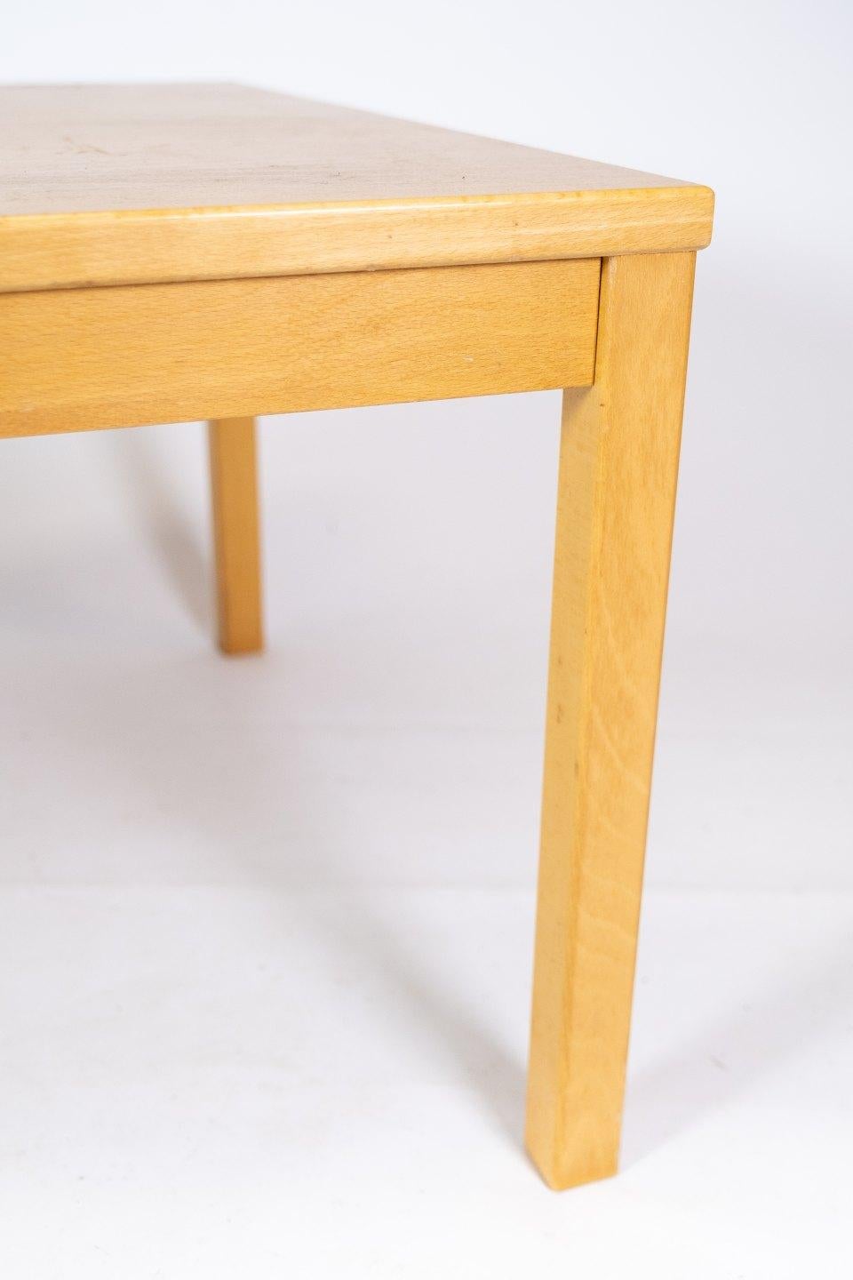 Scandinavian Modern Coffee Table in Beech of Danish Design from the 1960s For Sale