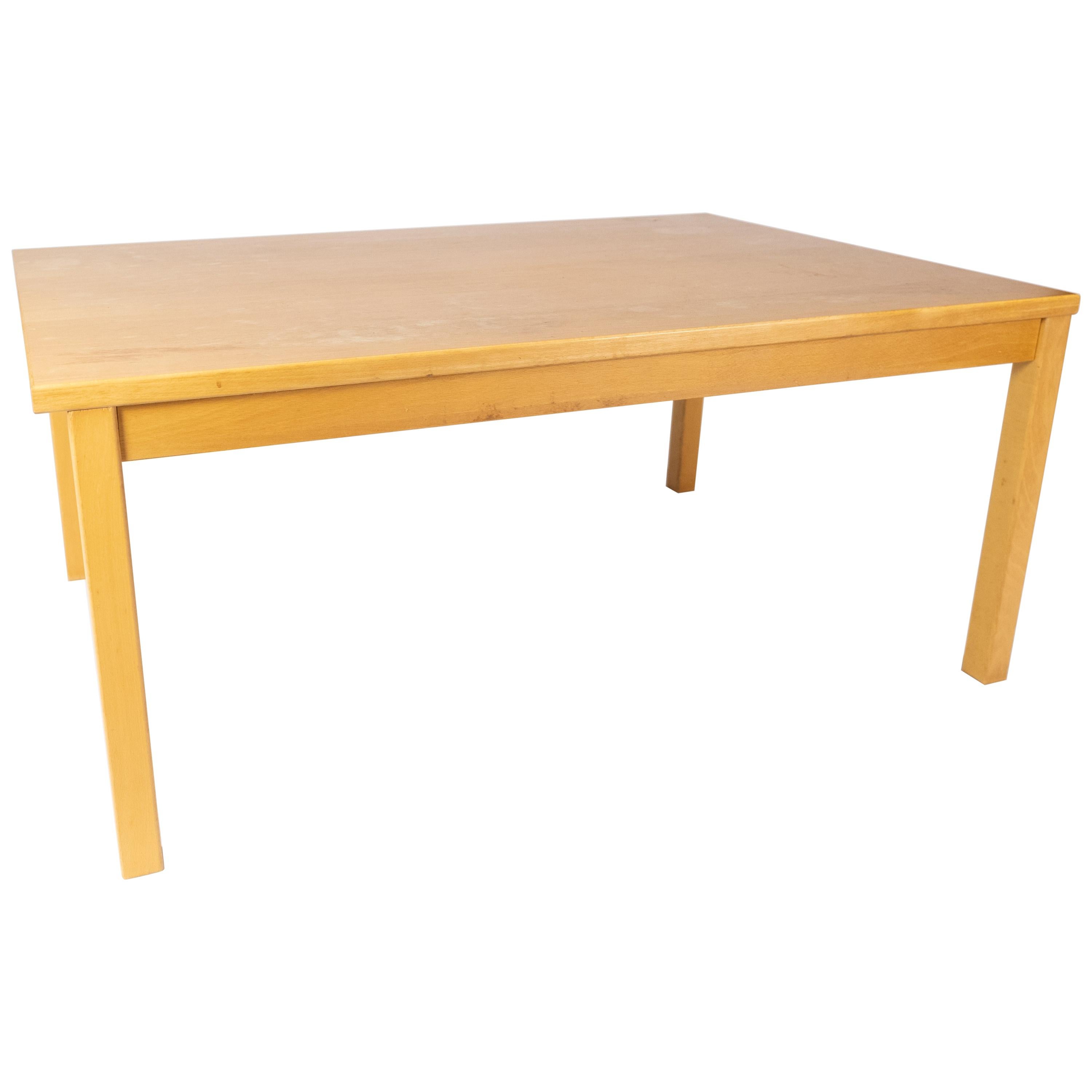 Coffee Table in Beech of Danish Design from the 1960s For Sale