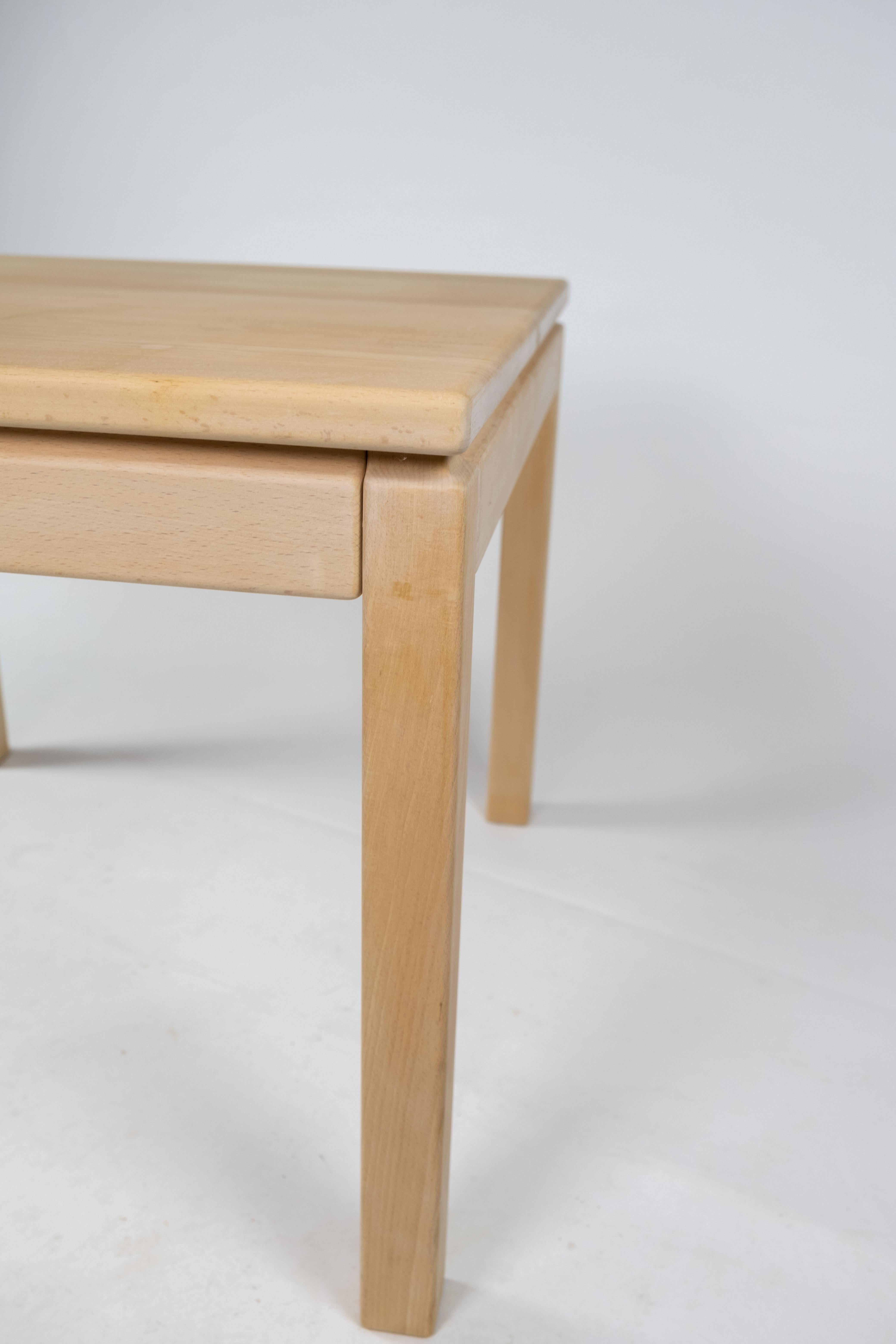 Coffee Table in Beech of Danish Design Manufactured by Brødrene Andersen, 1960s In Good Condition In Lejre, DK
