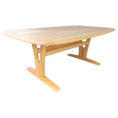 Coffee Table in Beech of Danish Design Manufactured by Skovby Furniture Factory 
