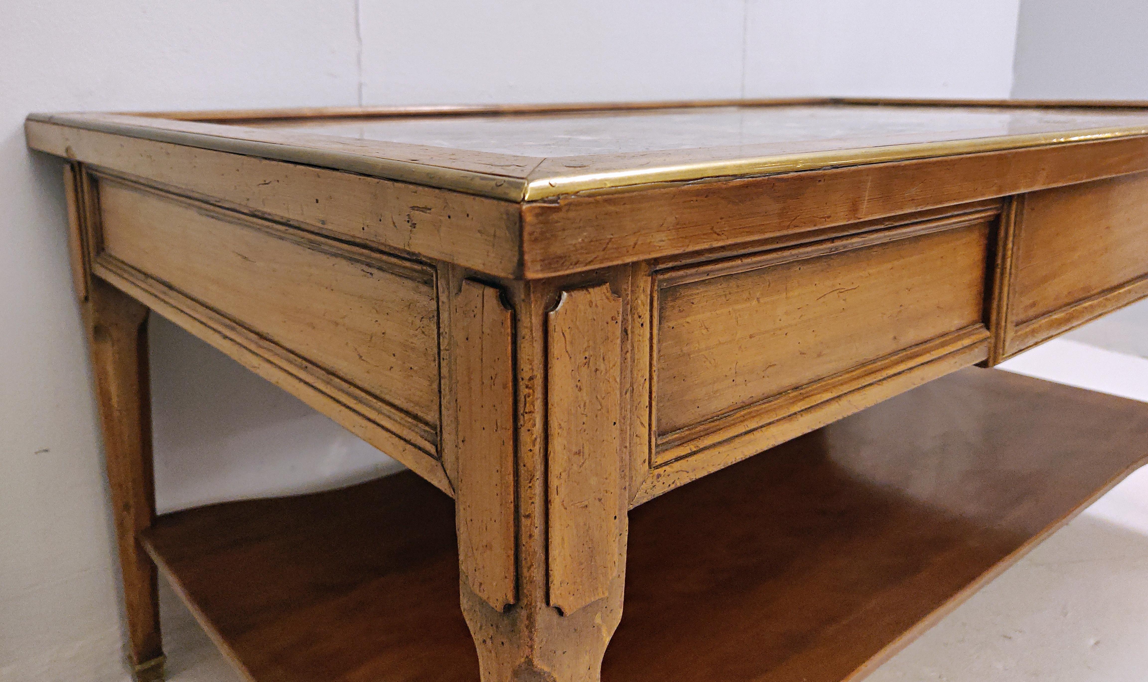 Mid-20th Century Coffee Table , Louis XVI Style, circa 1940 For Sale