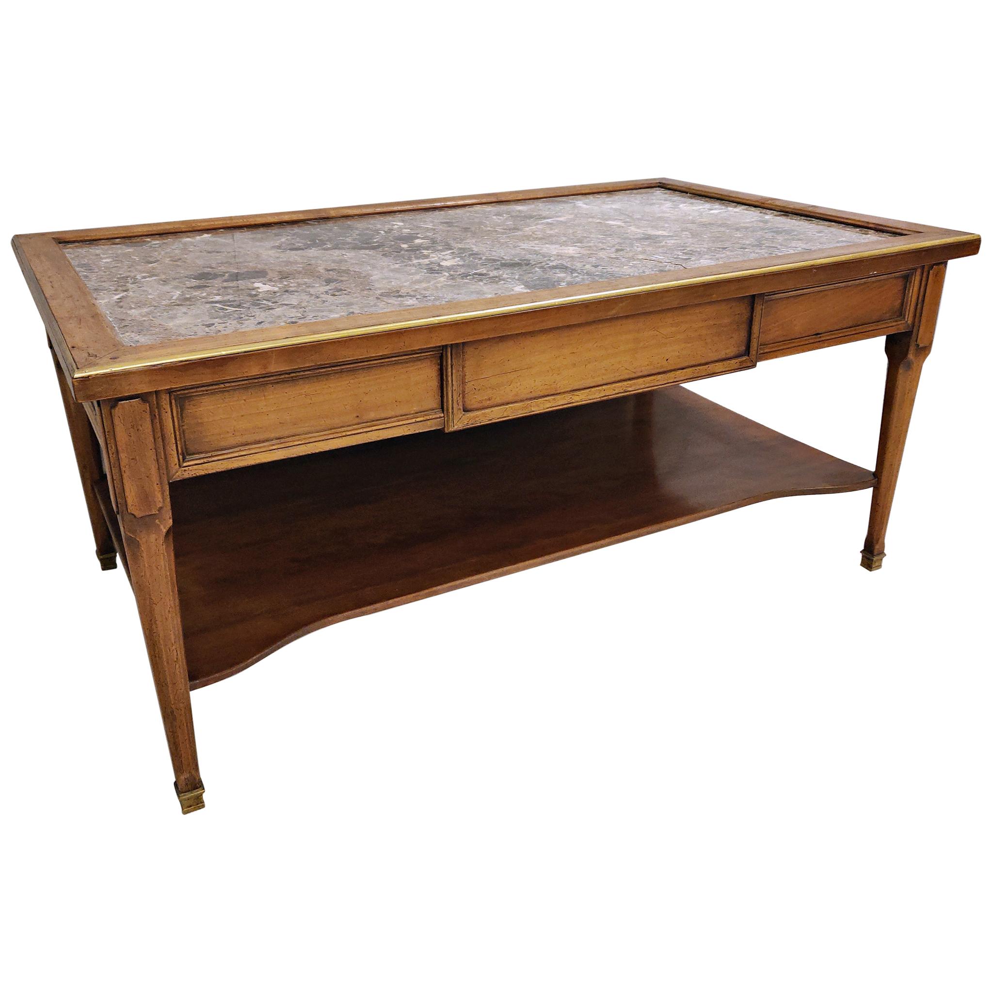 Coffee Table , Louis XVI Style, circa 1940 For Sale