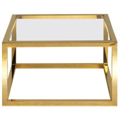 Coffee Table in Brass