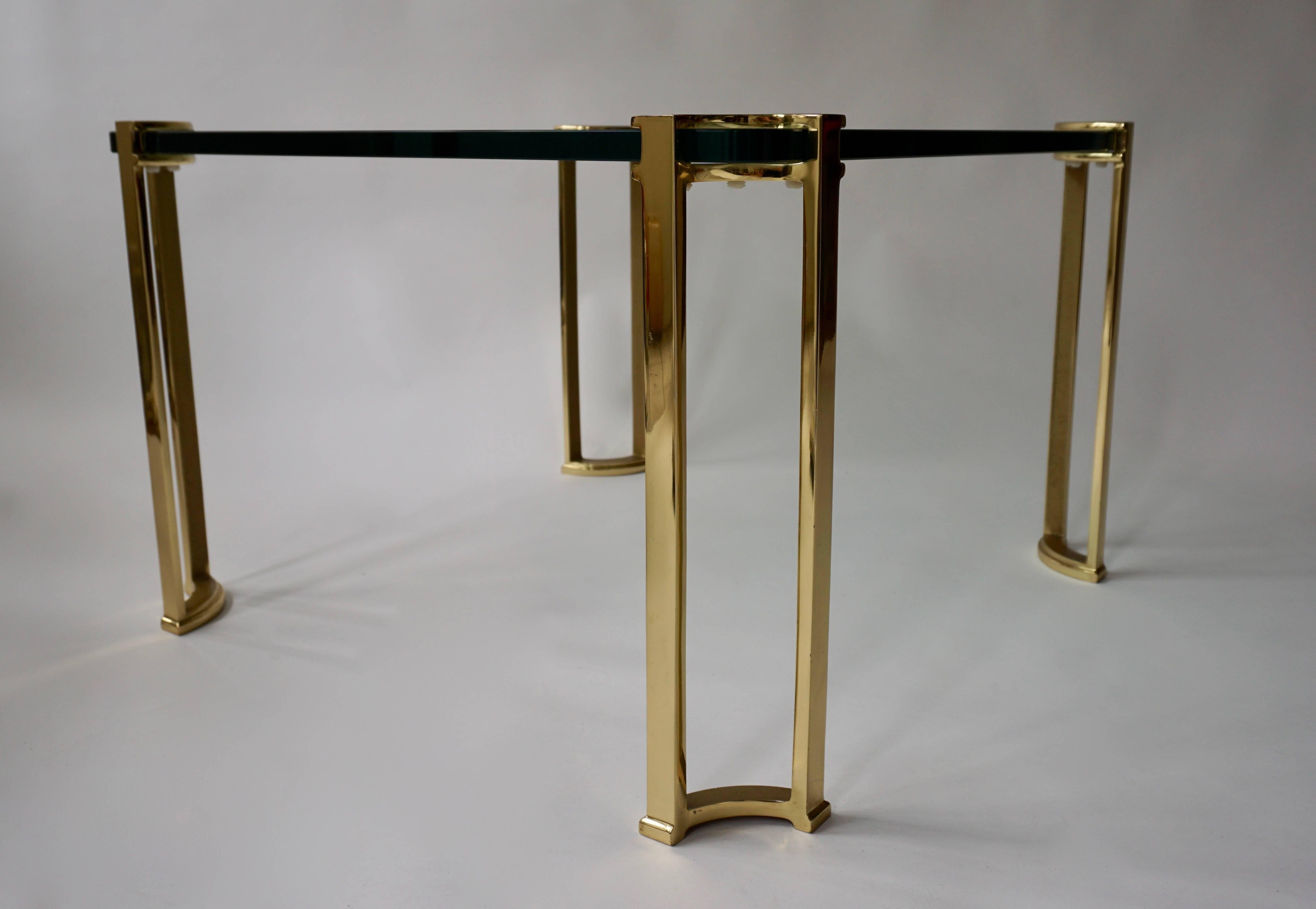 Coffee Table in Bronze and Glass 1