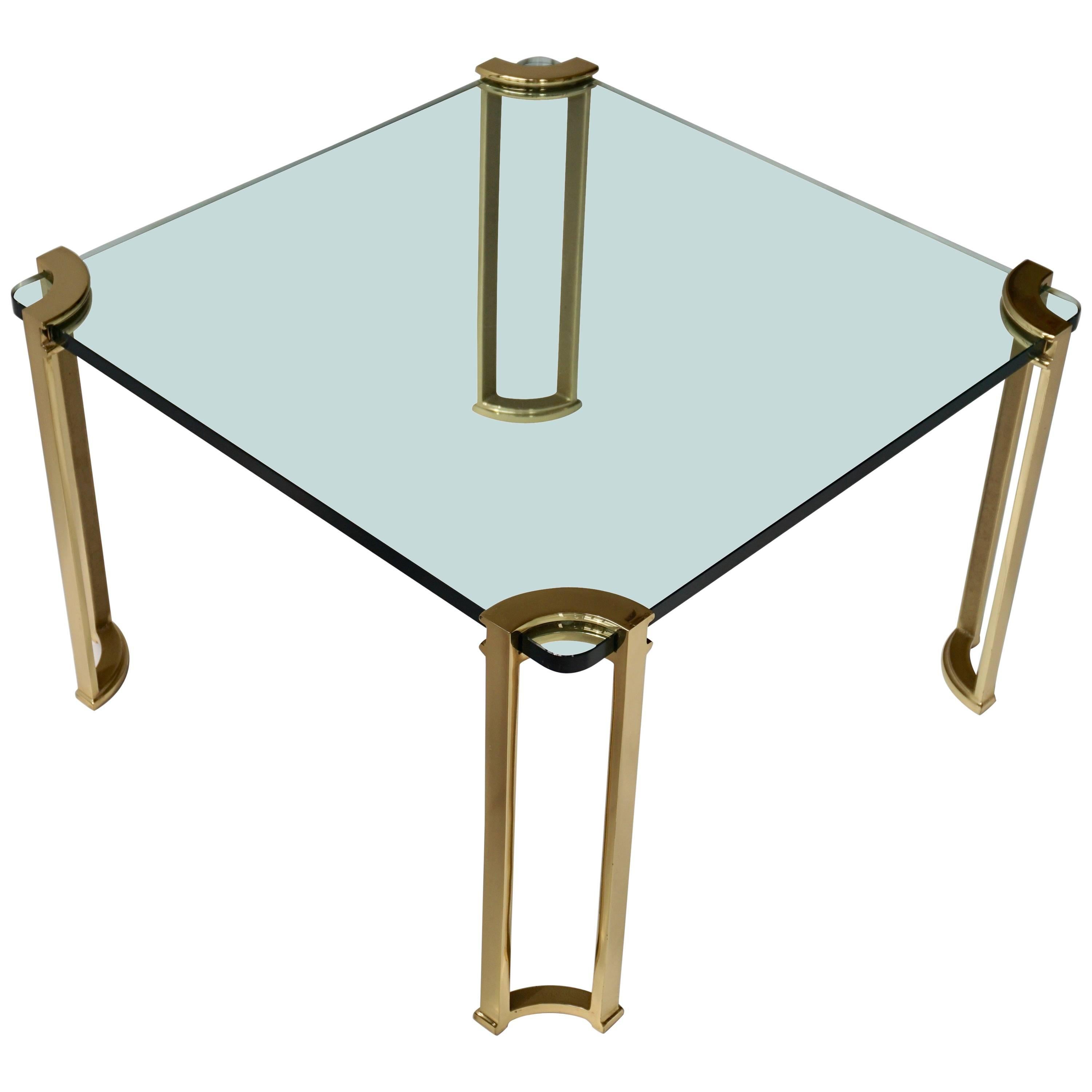 Coffee Table in Bronze and Glass