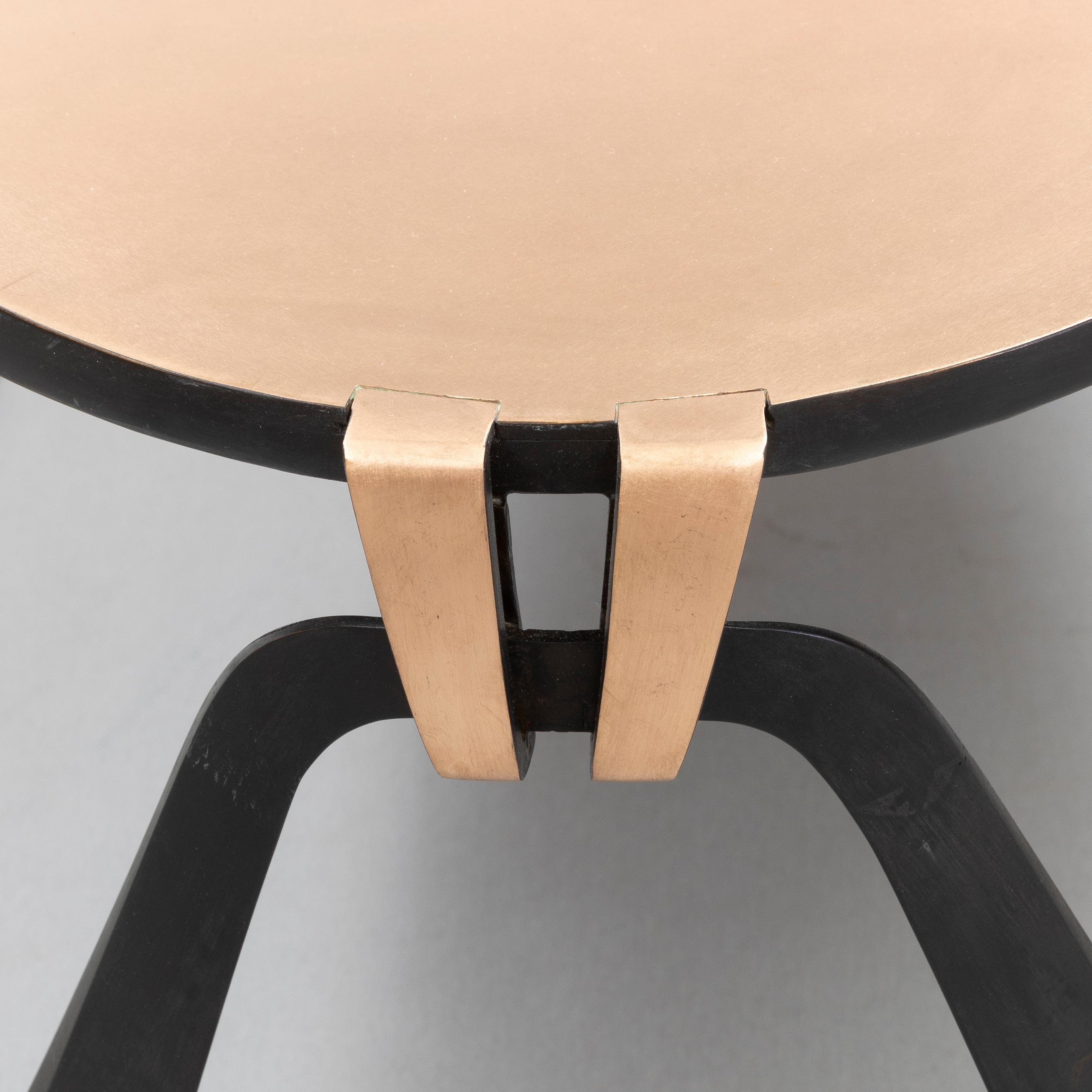 Contemporary Coffee Table in Bronze 