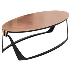 Table basse en bronze « Link »