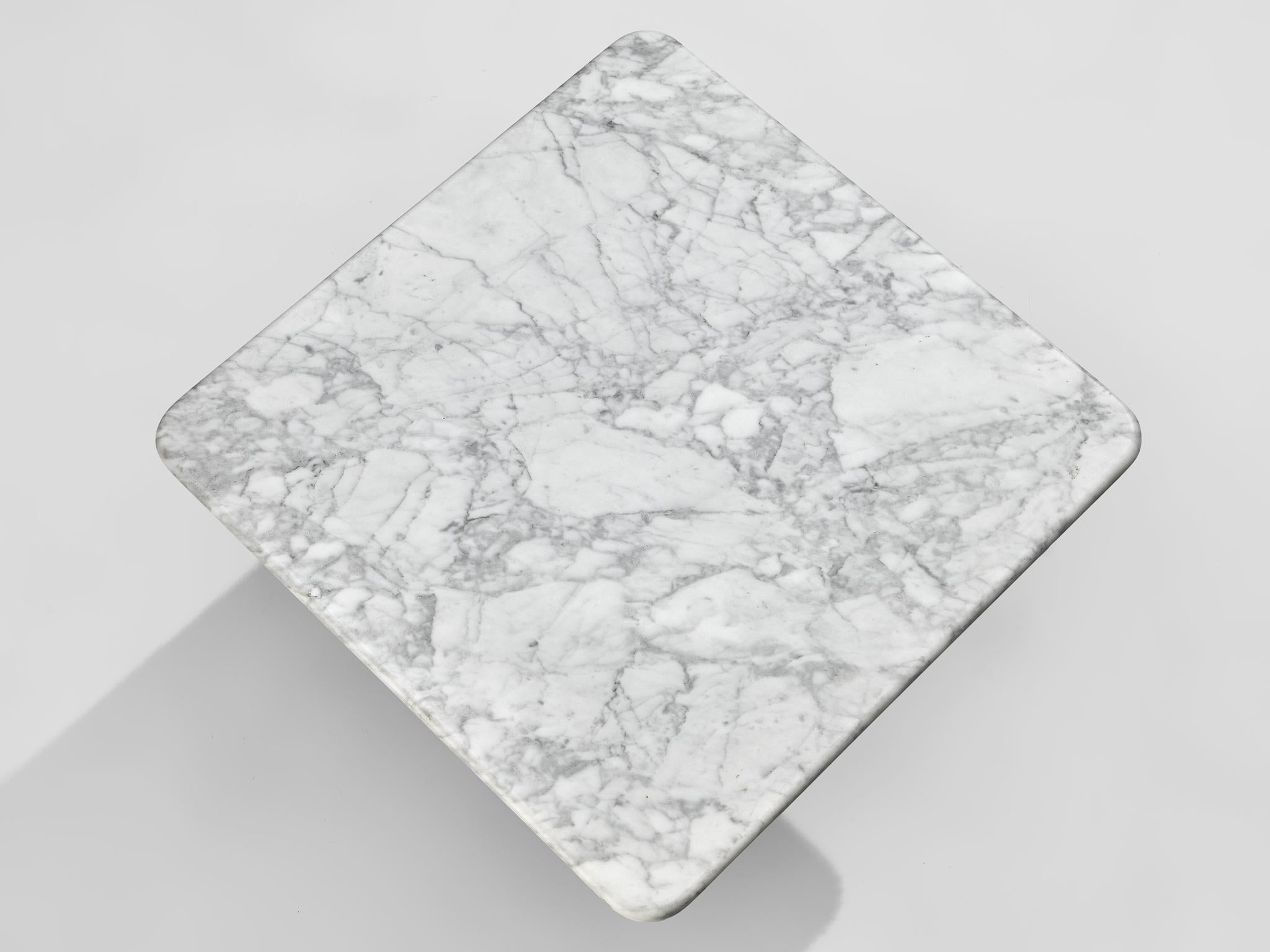 Italian Coffee Table in Carrara Marble