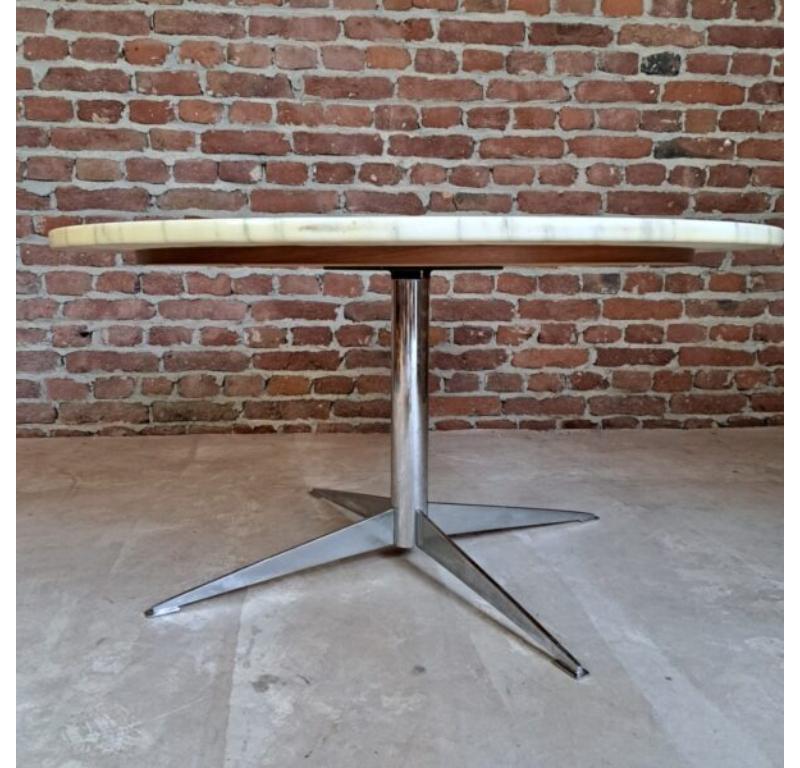 Coffee Table in Carrara Marble, Italy, 1970s In Good Condition For Sale In Torino, IT