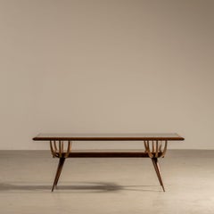 Coffee Table in Caviuna wood, Giuseppe Scapinelli, Brazilian Mid-Century Modern