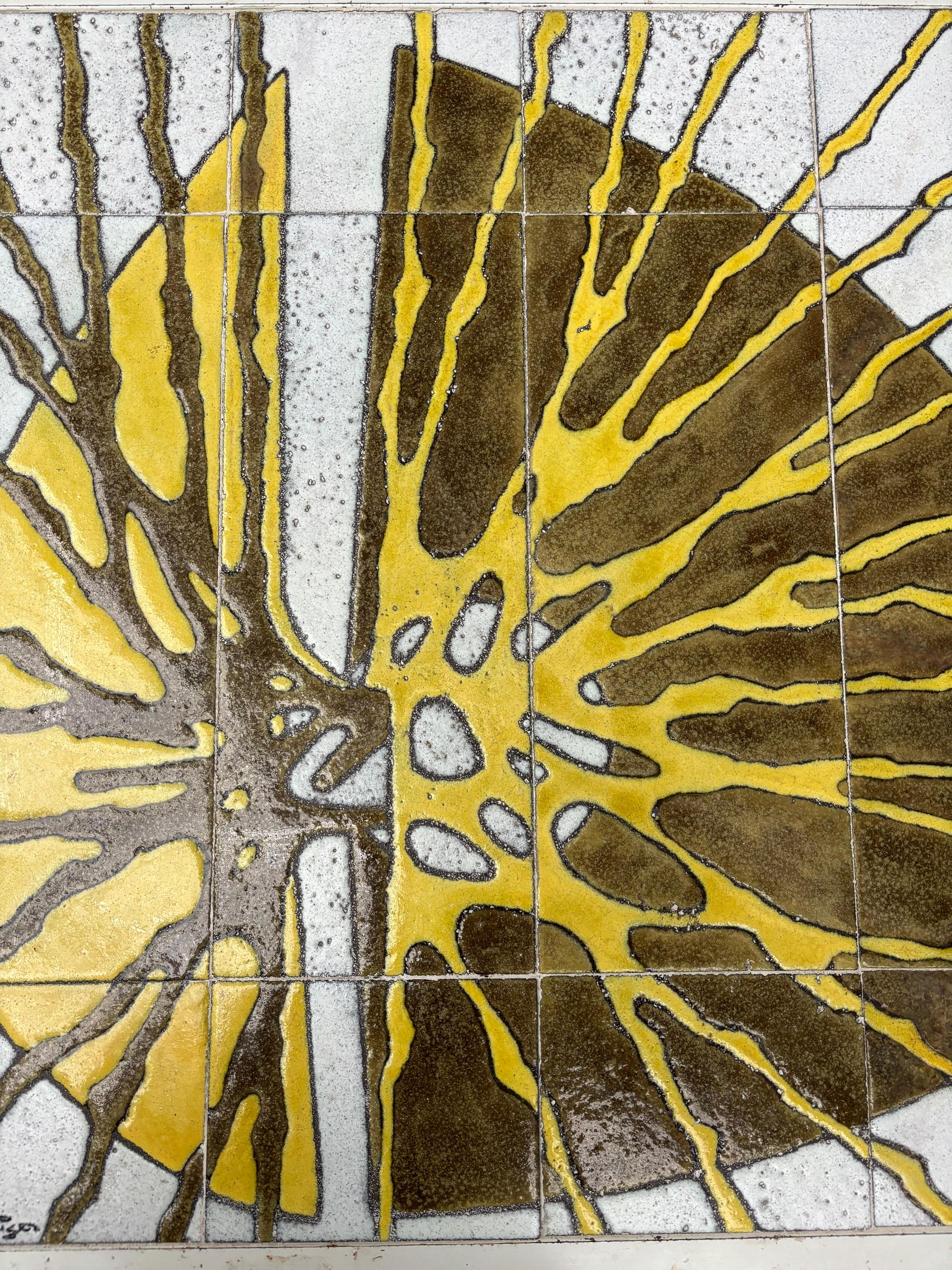 Tavolino in ceramica di Paul Corriger in vendita 4