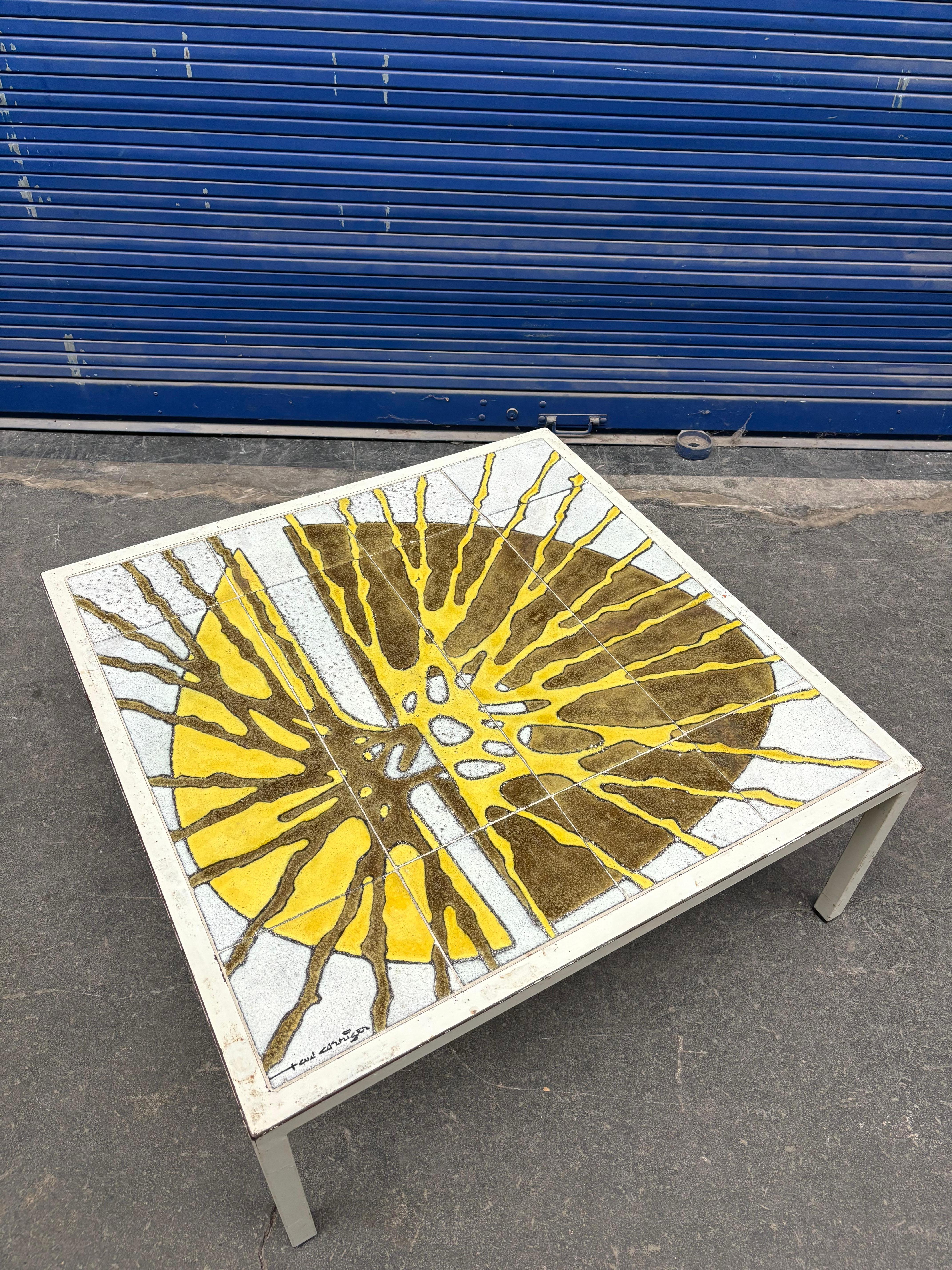 Tavolino in ceramica di Paul Corriger In condizioni buone in vendita a SAINT-OUEN-SUR-SEINE, FR