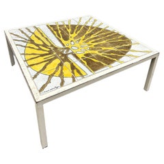 Tavolino in ceramica di Paul Corriger