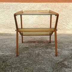 Coffee Table in Curved Beech from Antonio De Baggis, Rome Italy from 1950s