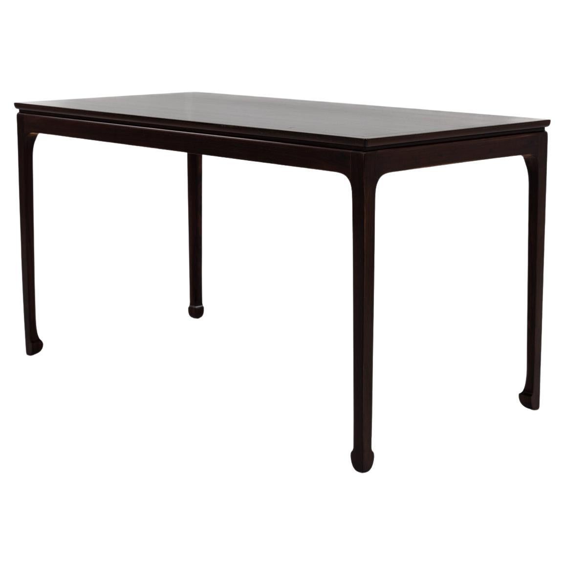 Coffee table in dark rosewood by Ole Wanscher For Sale