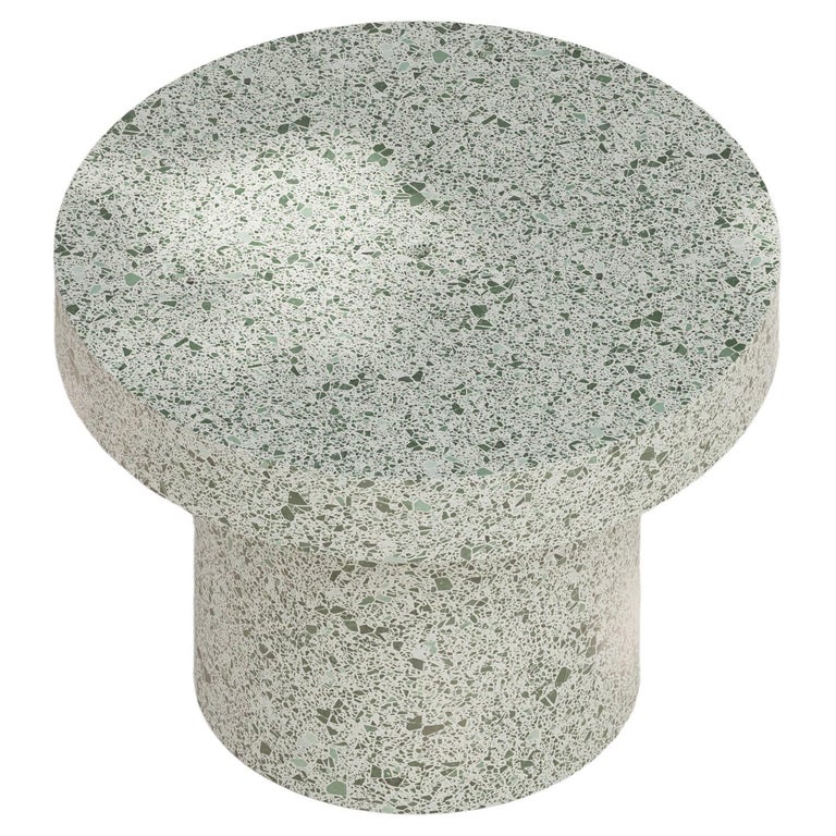 Coffee Table in Green Terrazzo by DUVALD Handcrafted in Denmark, Terrazzo For Sale