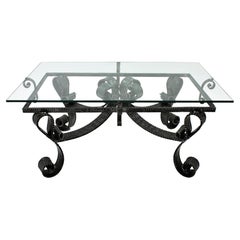 Coffee Table in Hand Forged Iron
