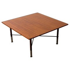 Couchtisch aus Eisen und Palisanderholz von Ico Parisi für Cassina, 1950er Jahre Italien