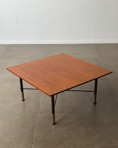 Couchtisch aus Eisen und Palisanderholz von Ico Parisi für Cassina, 1950er Jahre Italien