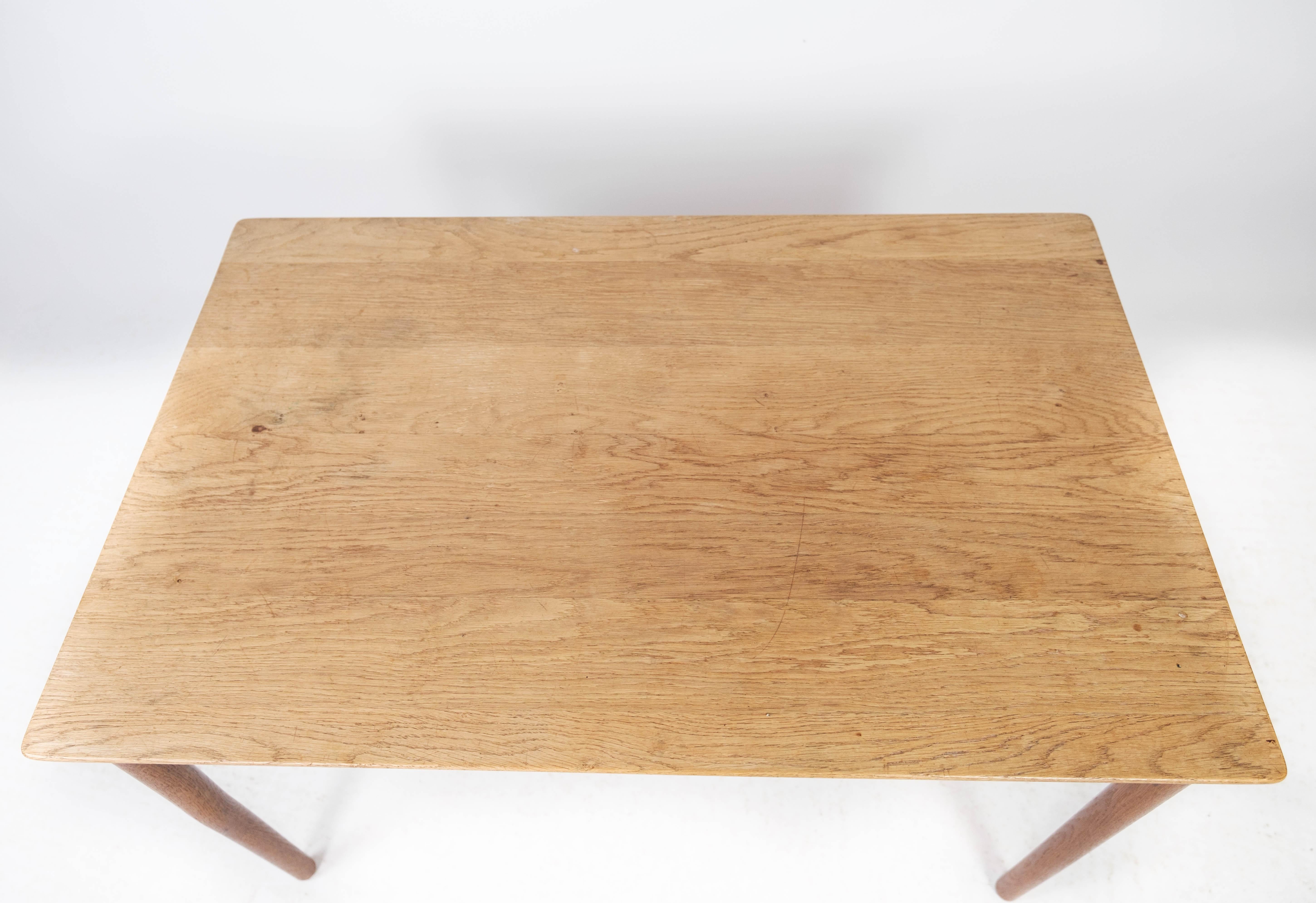 Danish Coffee Table in Light Oak Designed by Børge Mogensen in the 1960s