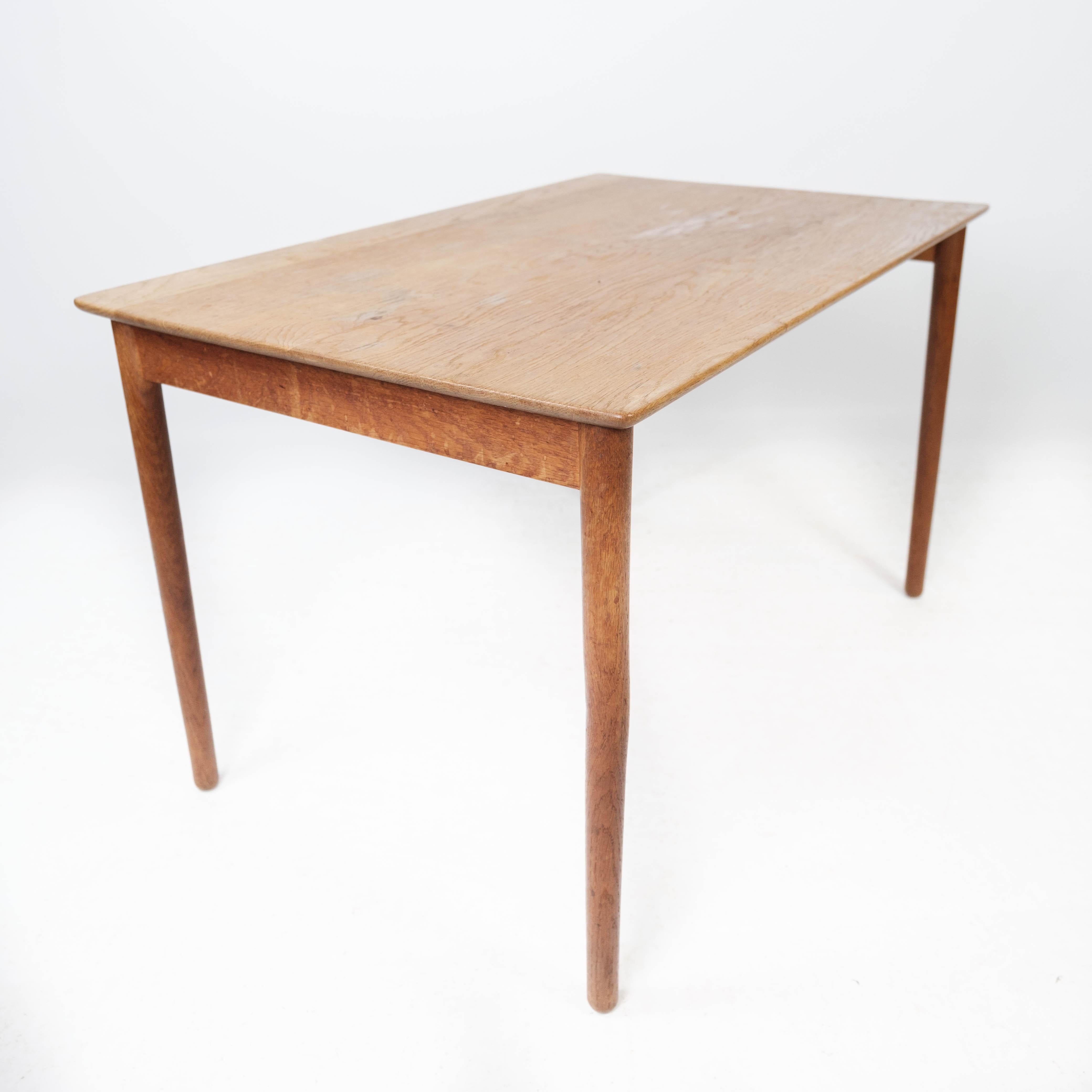 Coffee Table in Light Oak Designed by Børge Mogensen in the 1960s 1