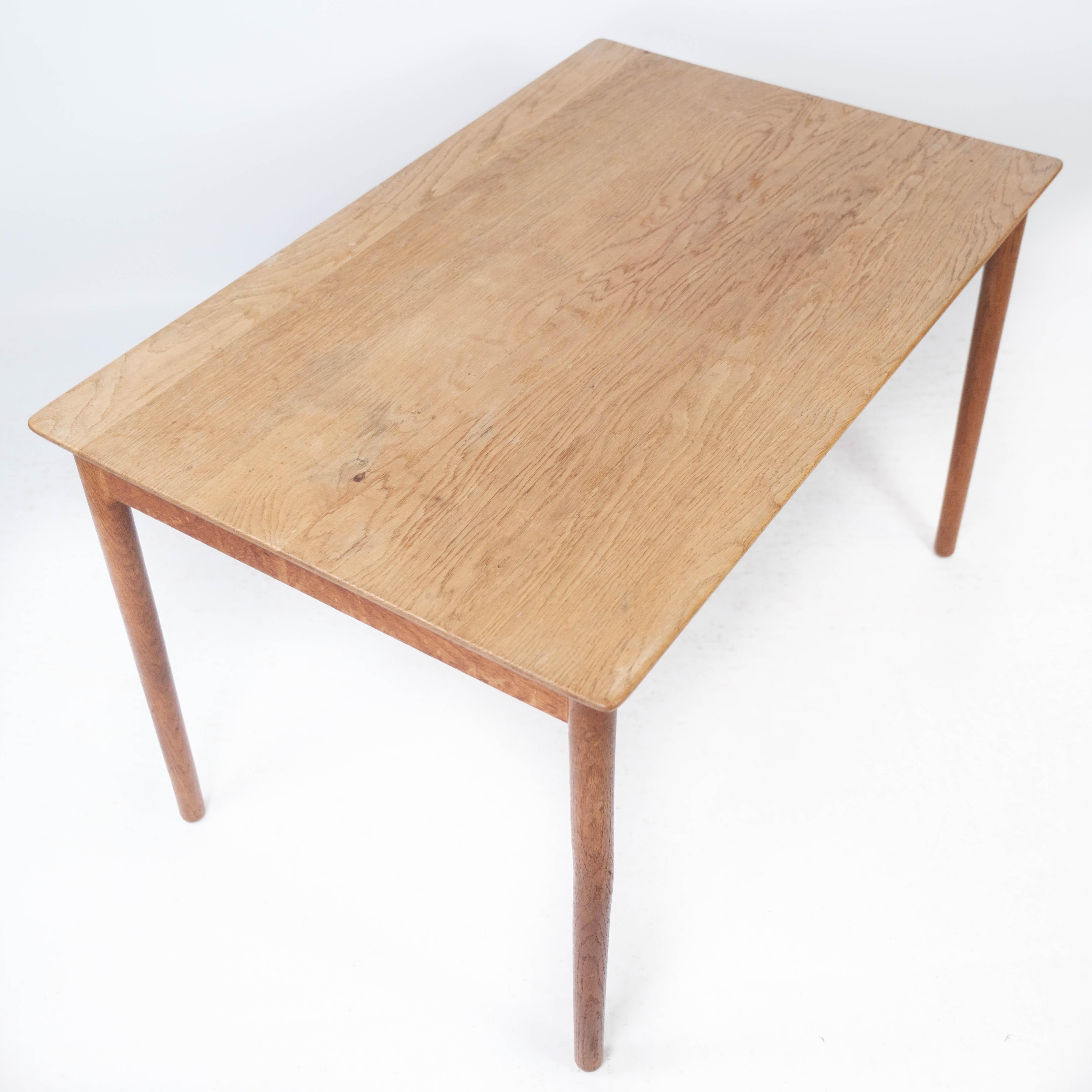Coffee Table in Light Oak Designed by Børge Mogensen in the 1960s 2