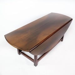 Mesa de centro de caoba con extensiones de los años 30
