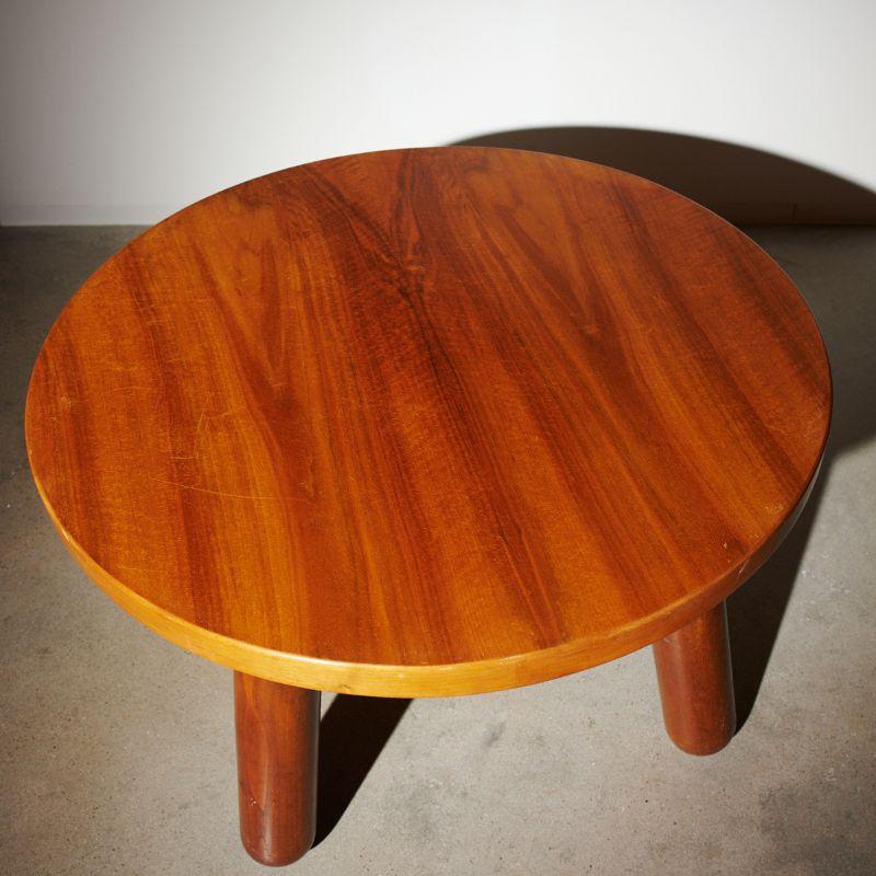 European Coffee Table in Nutwood and Stained Elm by Otto Faerge For Sale