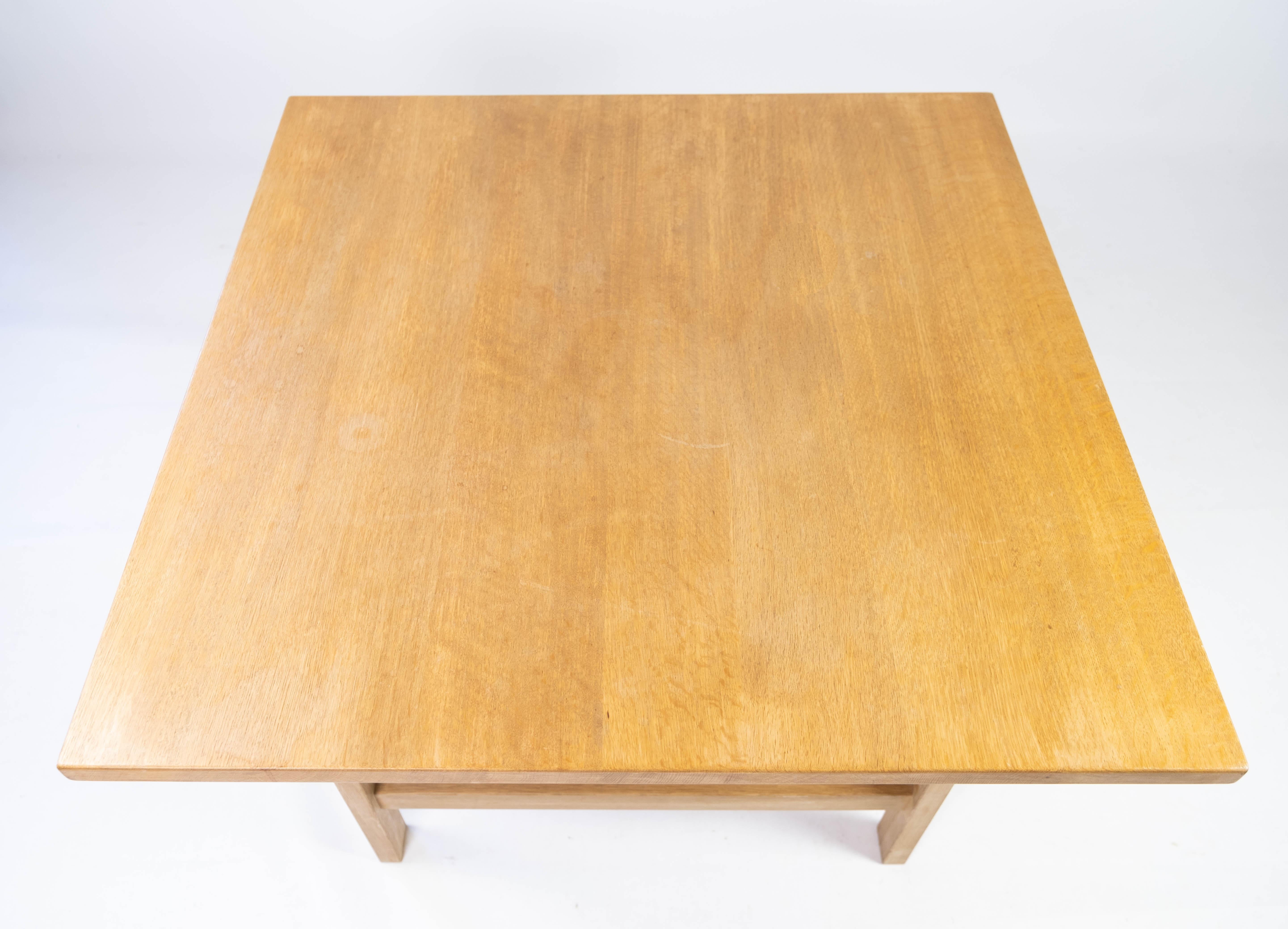 Mid-20th Century Coffee Table Made In Oak Designed By Hans J. Wegner From 1960s  For Sale