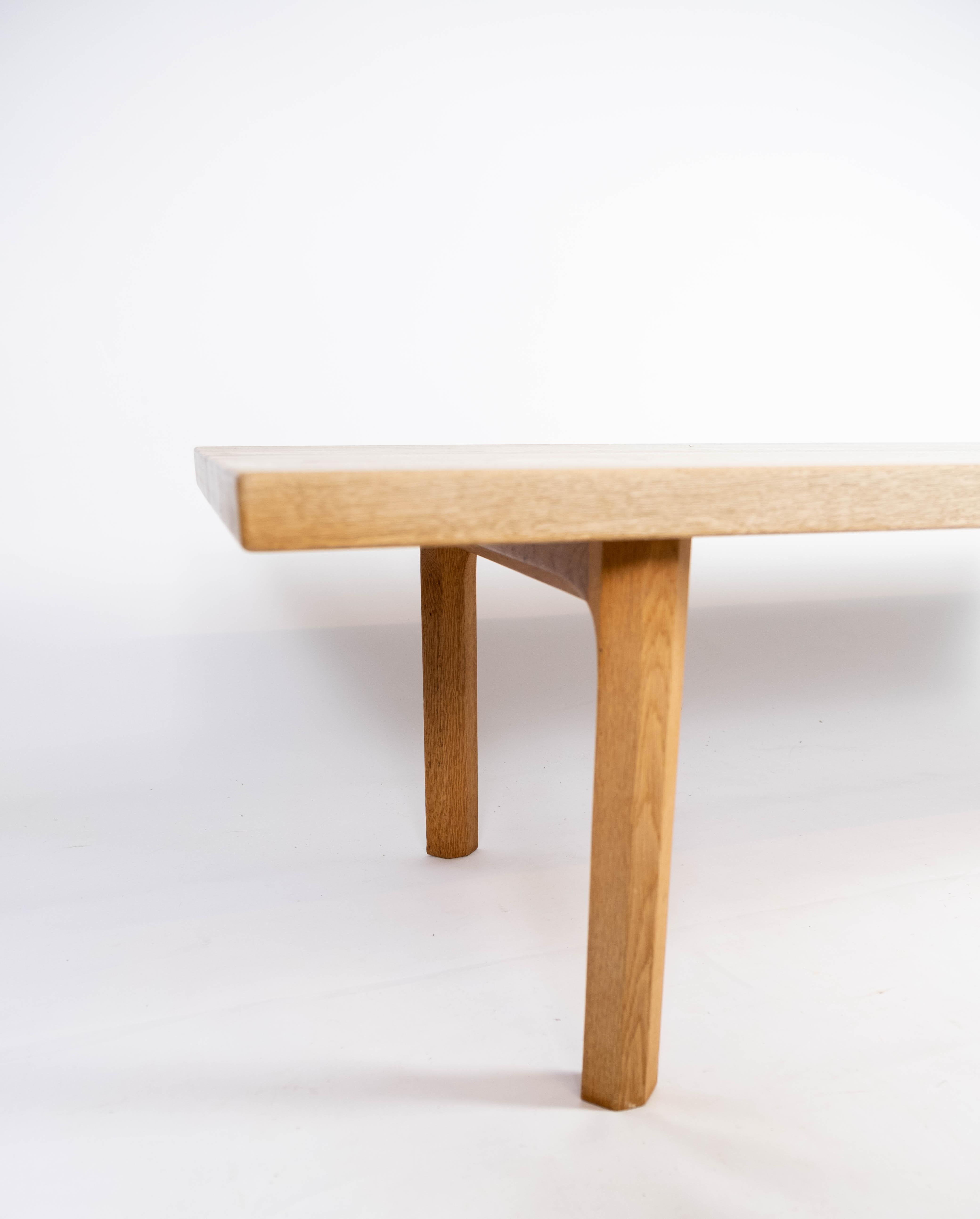 Scandinavian Modern Coffee Table in Oak of Danish Design from the 1960s