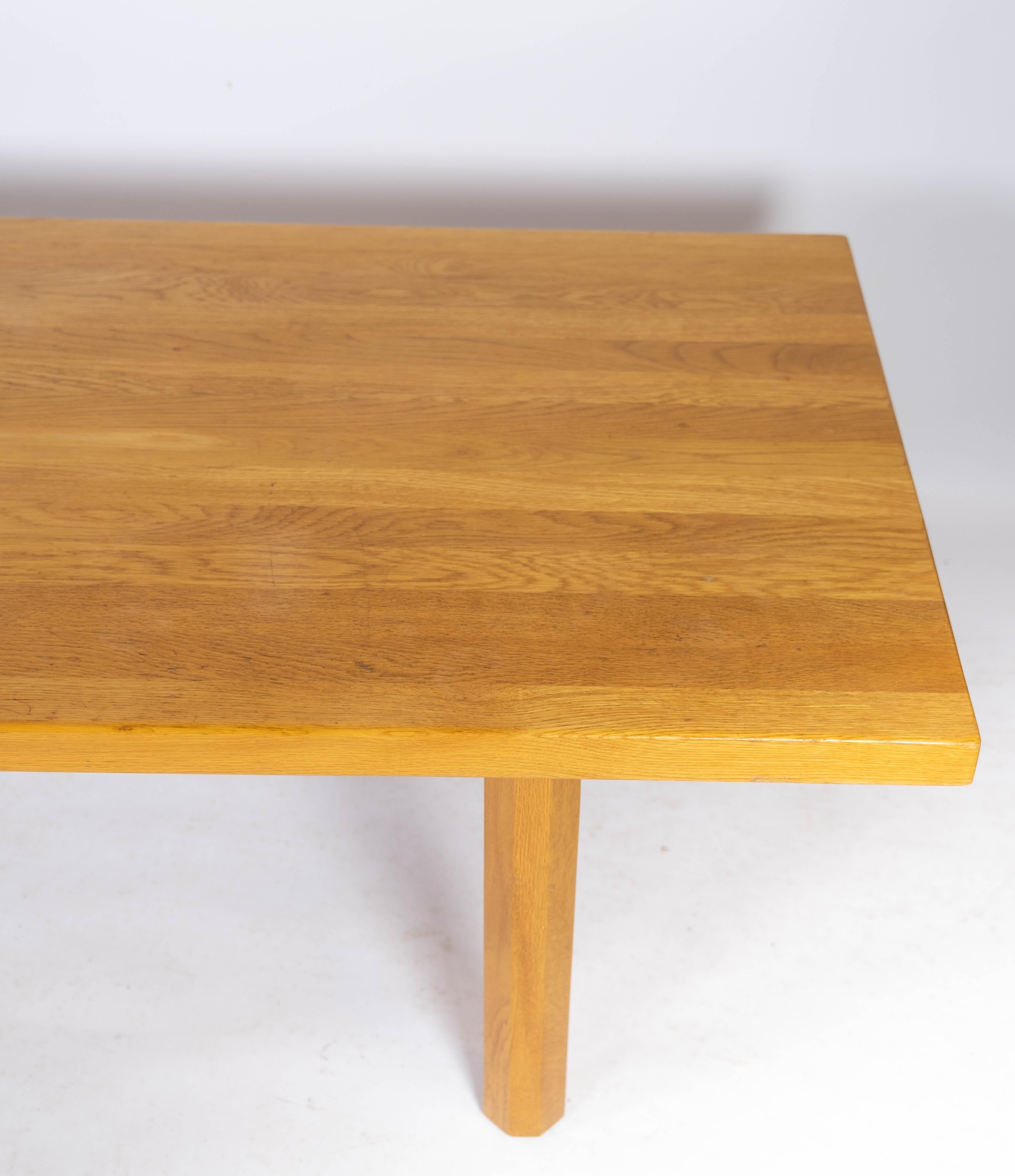 Mid-20th Century Coffee Table Made In Oak, Danish Design From 1960s For Sale