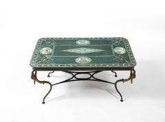 Coffee Table in Painted Metal by Pierre Lottier, Barcelona, 1960s