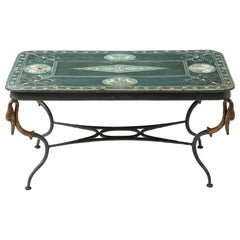 Coffee Table in Painted Metal by Pierre Lottier, Barcelona, 1960s